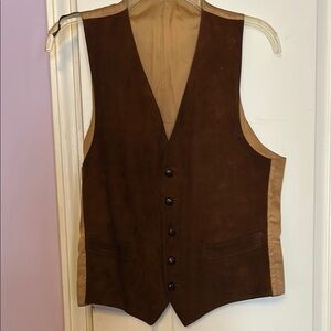 Brown Suede Vest